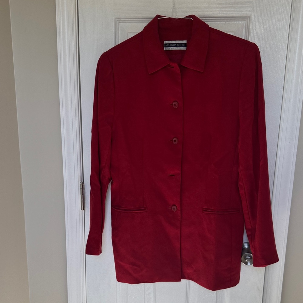 Amanda Smith Women's Red Blazer